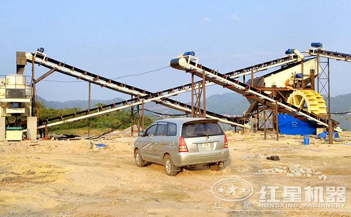 制砂機(jī)、洗砂機(jī)現(xiàn)場(chǎng)