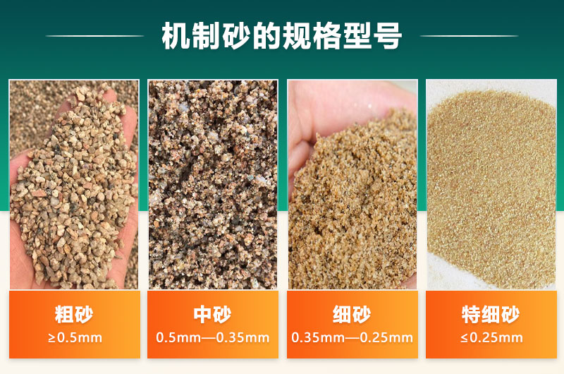 河卵石機(jī)制砂成品效果展示